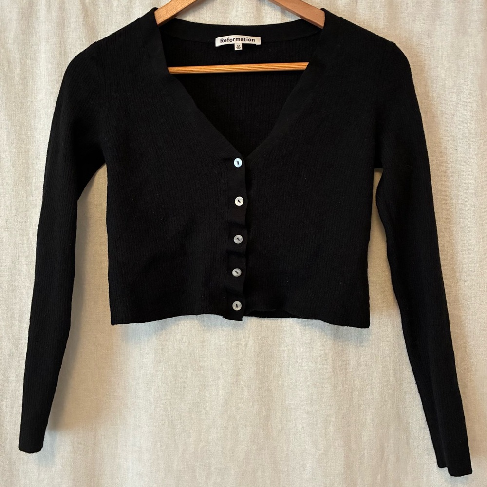 Reformation Petra Regenerative Merino Cardigan